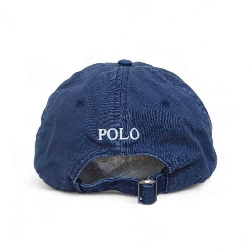 美品　POLO ネイビー キャップ 美品 POLO RALPH LAUREN ポロラルフローレン キャップ 帽子
