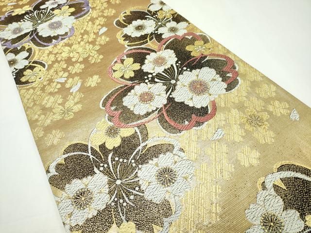 束ね熨斗牡丹文 黒地