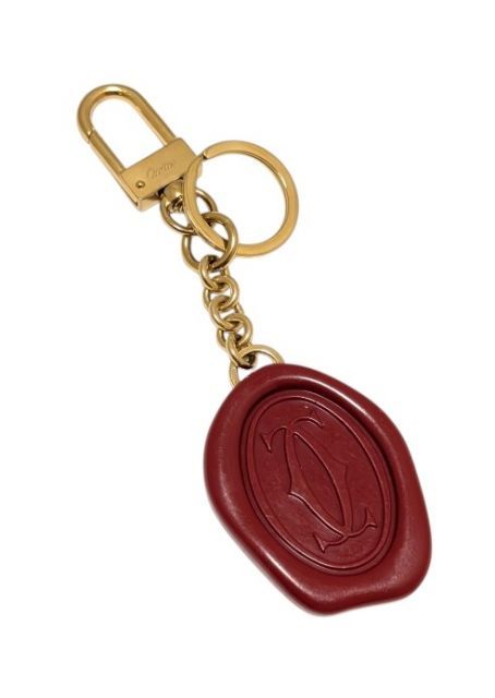 ディアボロ ドゥ カルティエ キーリング ワックスシール ワックスデコール キーホルダー チャーム Cartier ゴールド