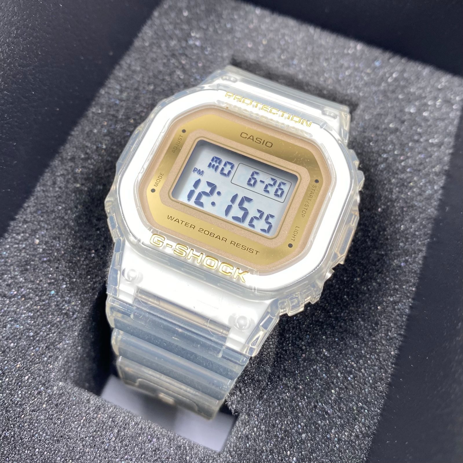 CASIO G-SHOCK GMD-S5600SG-7JF クリアxゴールド - メルカリ