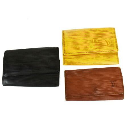 ルイヴィトン エピ ミュルティクレ4 キーケース 黄色×紫 □新同□ ルイ