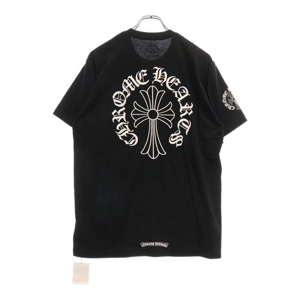 CHROME HEARTS (クロムハーツ) Back Cross Neck Logo Tee バッククロス 