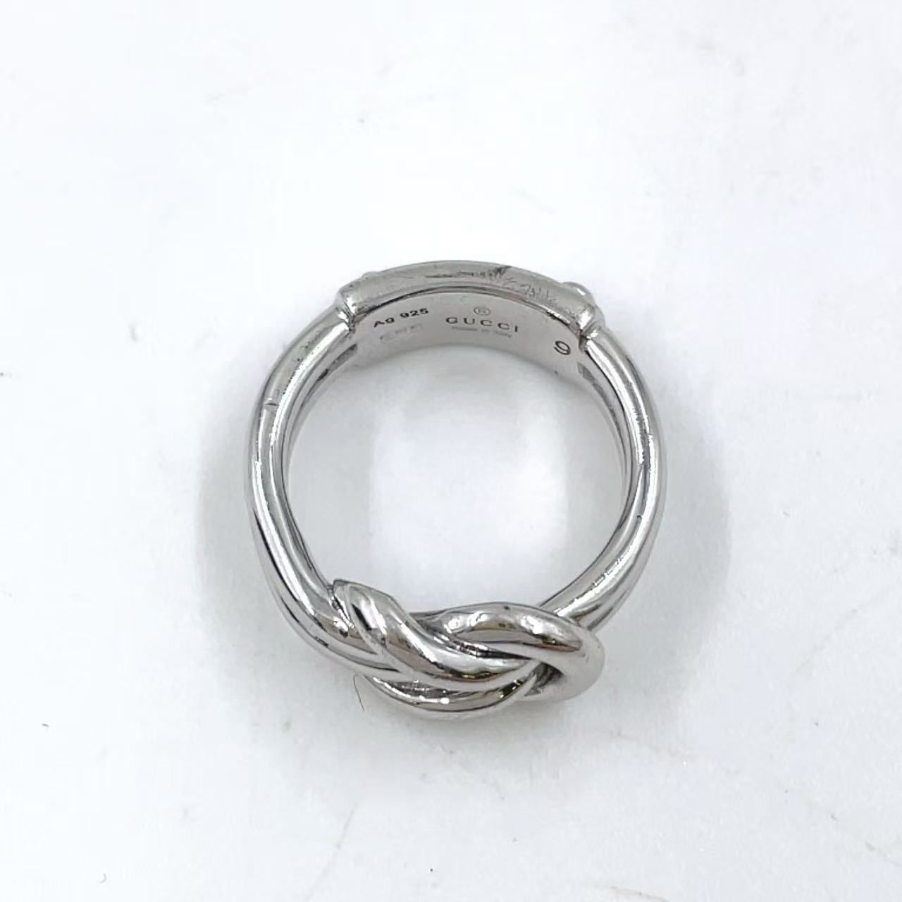 GUCCI R ノットインフィニティ Ag925 GUCCI ノット インフィニティ AG925 シルバー 指輪 - メルカリ