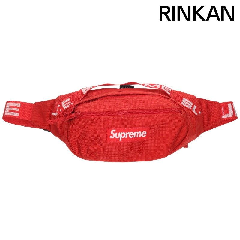 シュプリーム  18SS  Waist Bag ボックスロゴナイロンボディーバッグ メンズ
