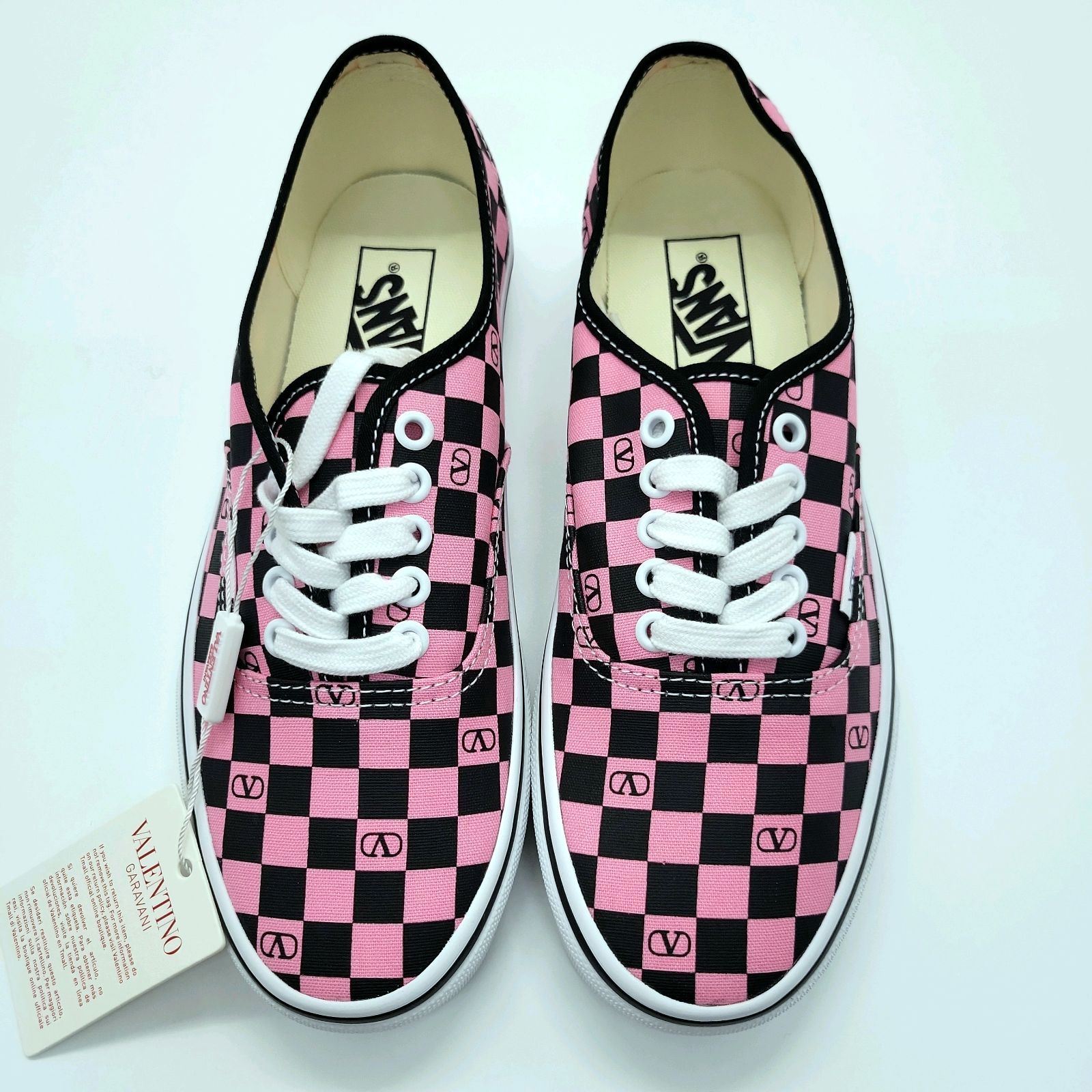 VANS × VALENTINO GARAVANI コラボ スニーカー ピンク