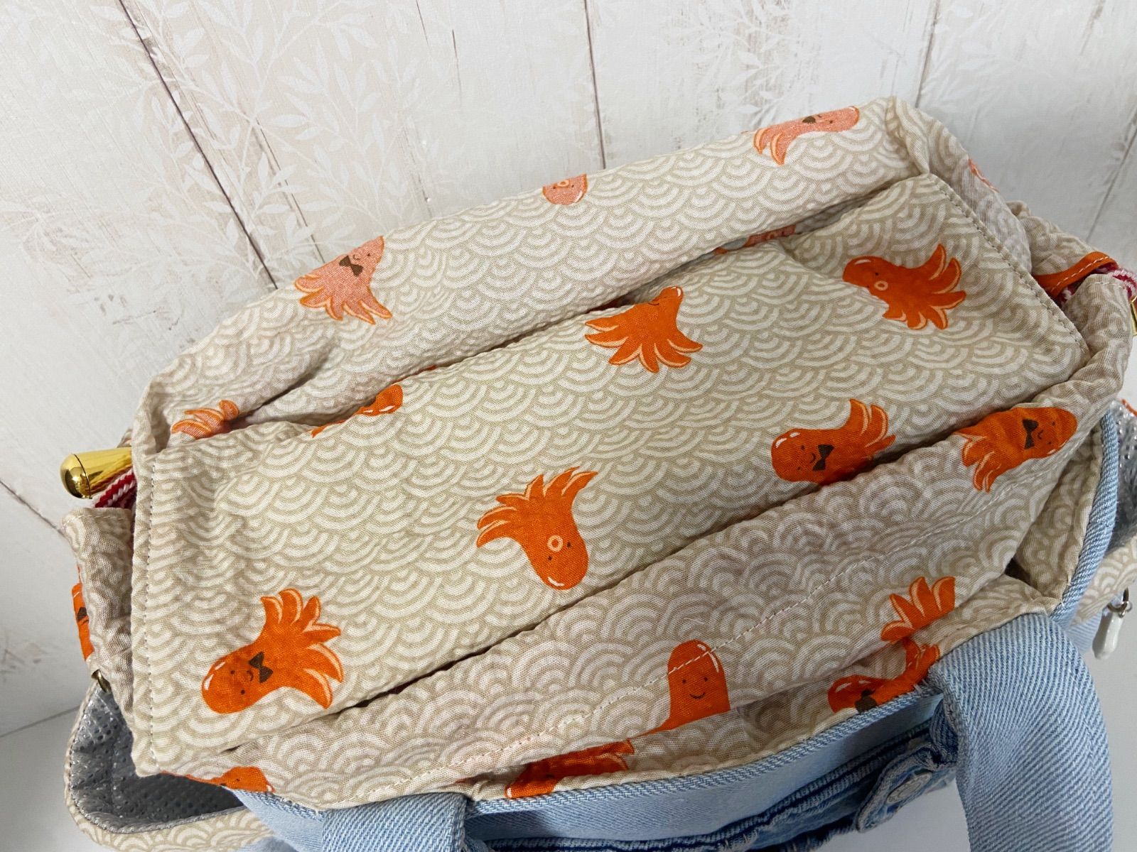 デニムリメイクバックS 保冷・保温 お弁当バック