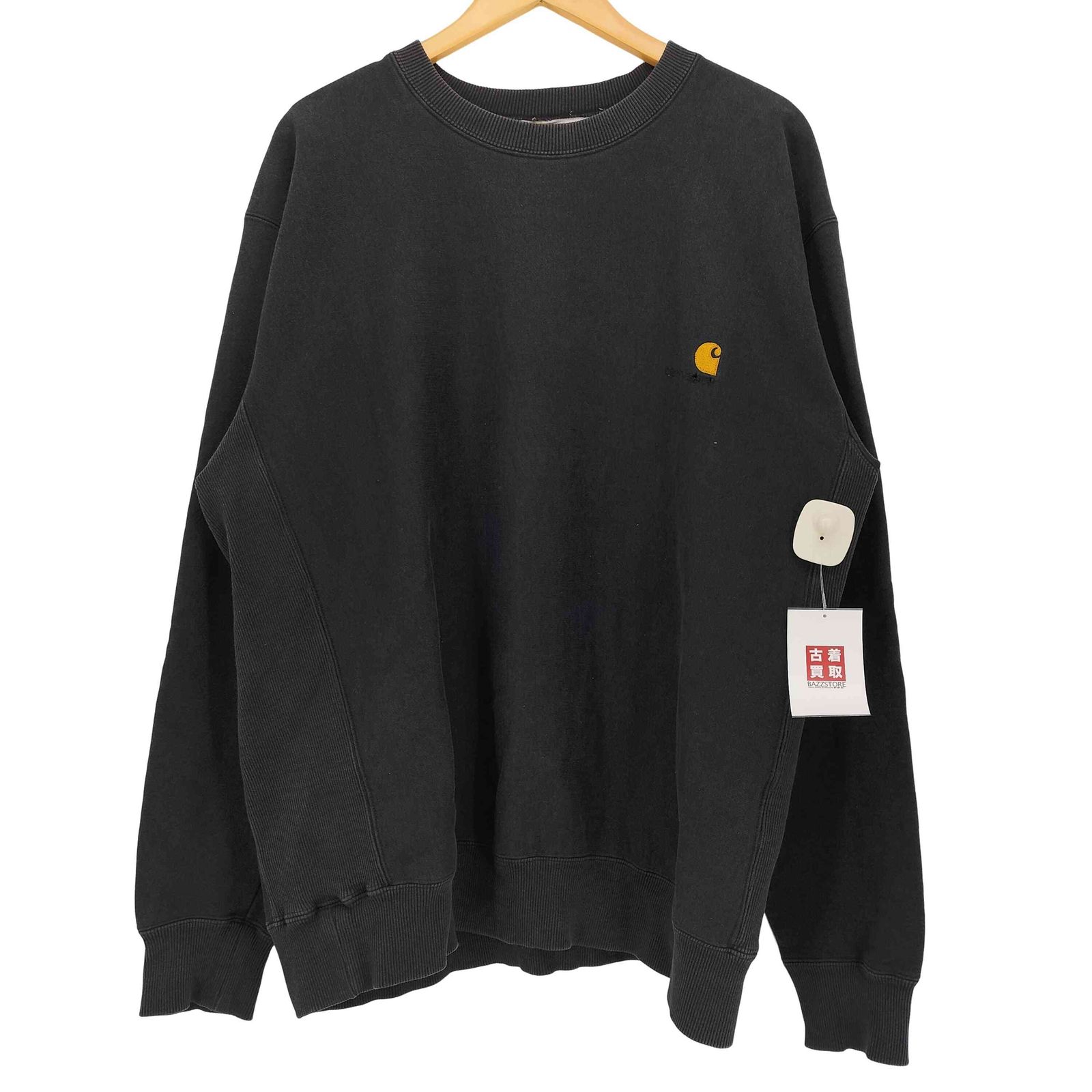 カーハート Carhartt 復刻 三角タグ ロゴ刺繍 クルーネック スウェット トレーナー メンズ  XL
