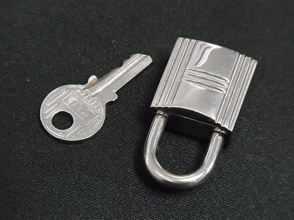 □美品□ HERMES エルメス カデナ 南京錠 パドロック 110 鍵 キー