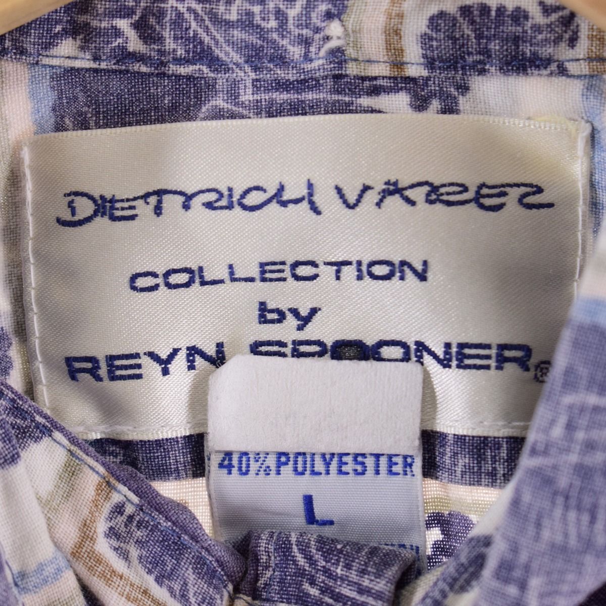 レインスプーナー REYNSPOONER DIETRICH VAREZ COLLECTION プルオーバー 総柄 ラハイナセーラー ボタンダウン ハワイアンアロハシャツ ハワイ製 レディースS ヴィンテージ /eaa339792