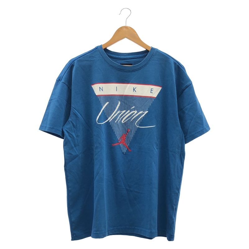 NIKE × UNION フロントロゴ S|S Tee サイズXL 水色 ナイキ×ユニオン 91