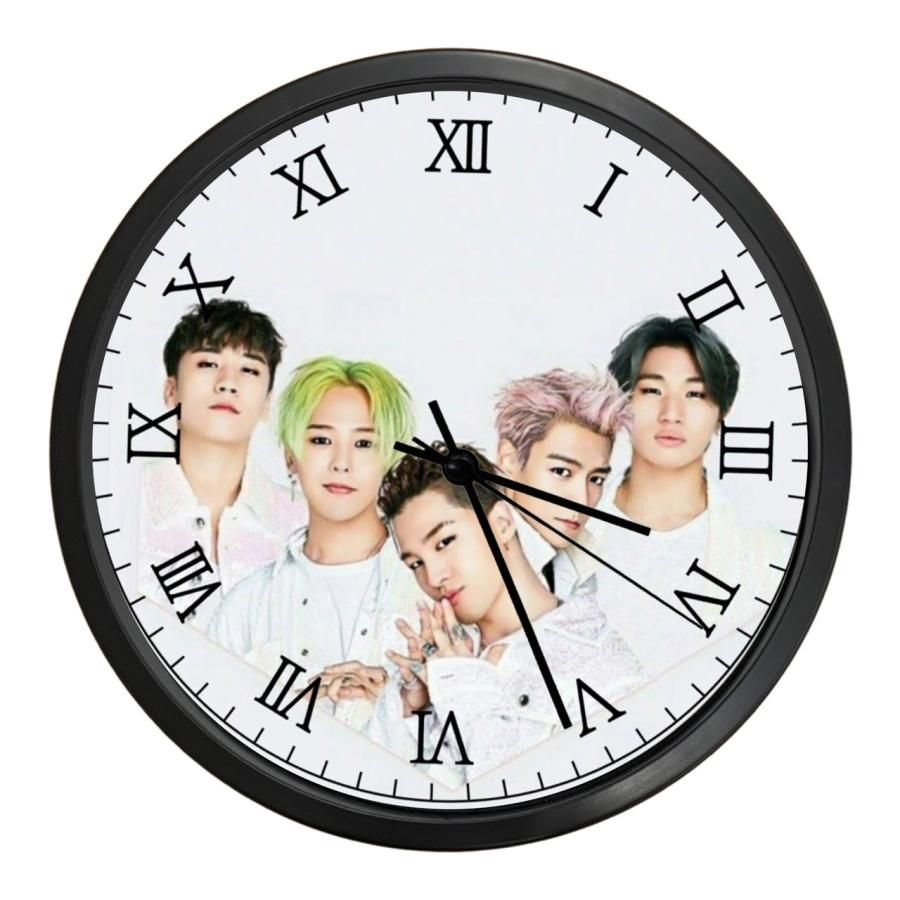 BIGBANG ビッグバン 掛け時計 WallClock 壁掛け 時計 直径30cm 韓流 グッズ nk062-01