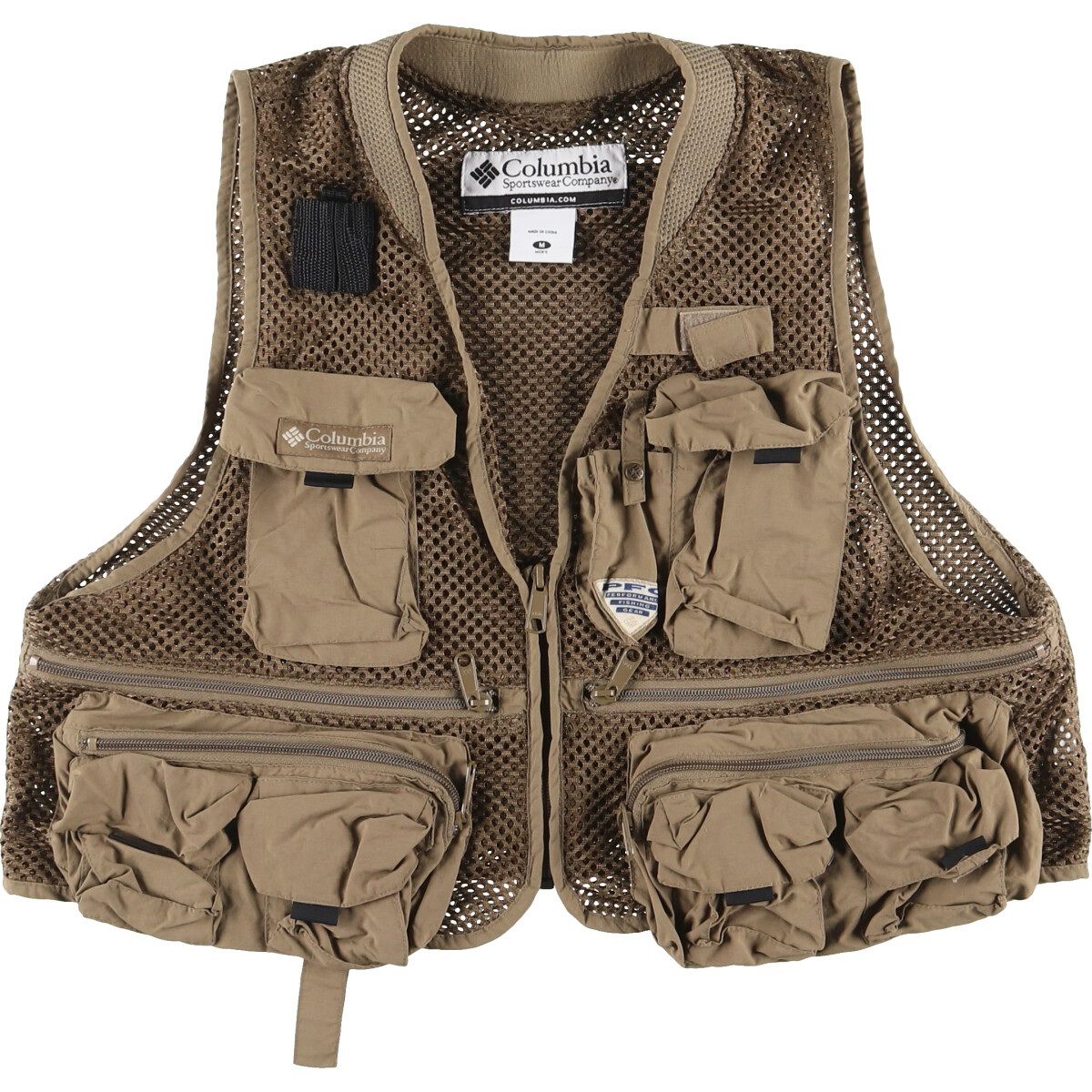 古着 00年代 コロンビア Columbia PFG フィッシングベスト メンズM/eaa433545
