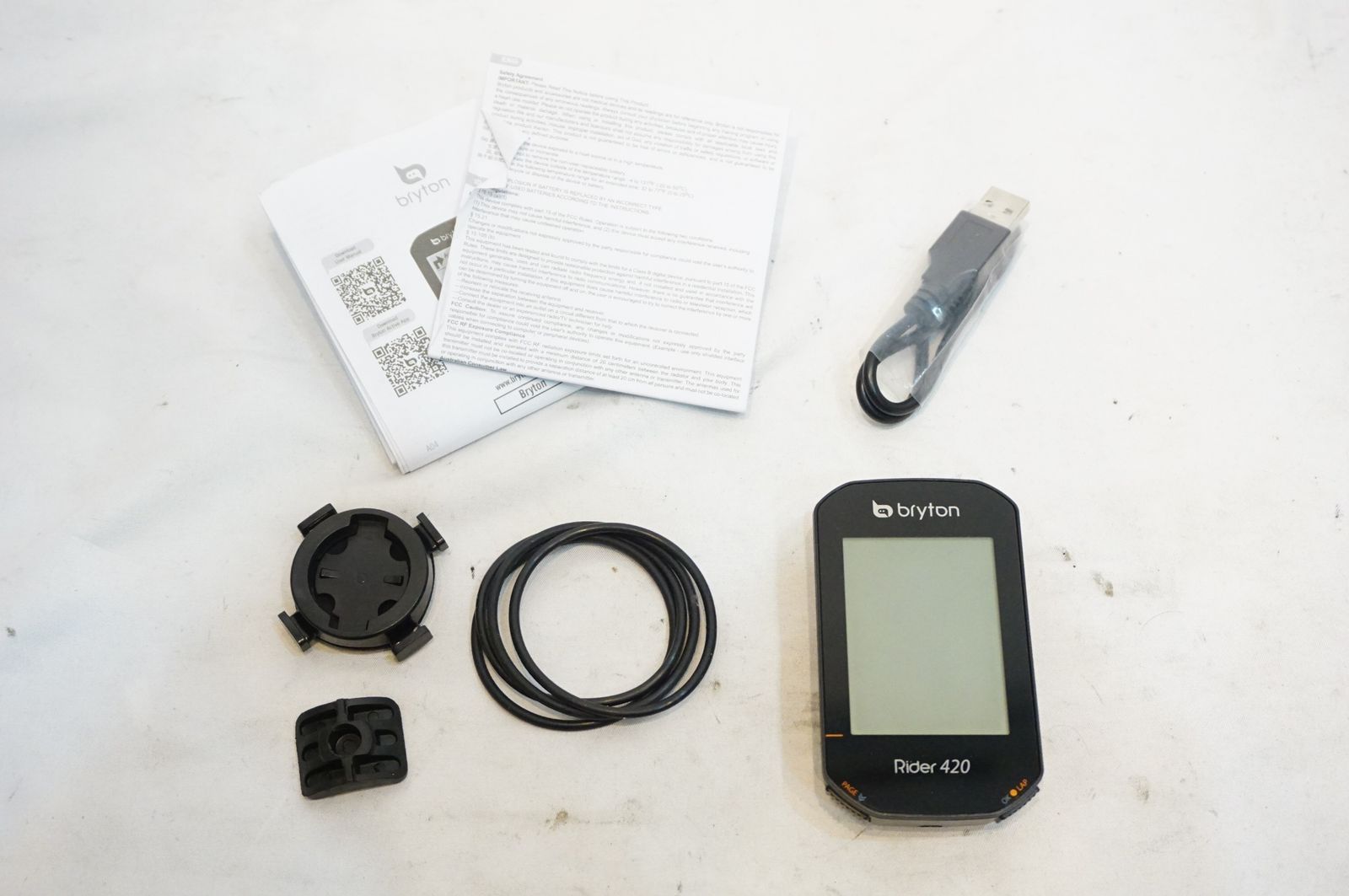 Bryton Rider 420 サイクルコンピューター 本体+付属品 BRYTON ブライトン Rider 420 [ライダー 420]｜ロードバイク