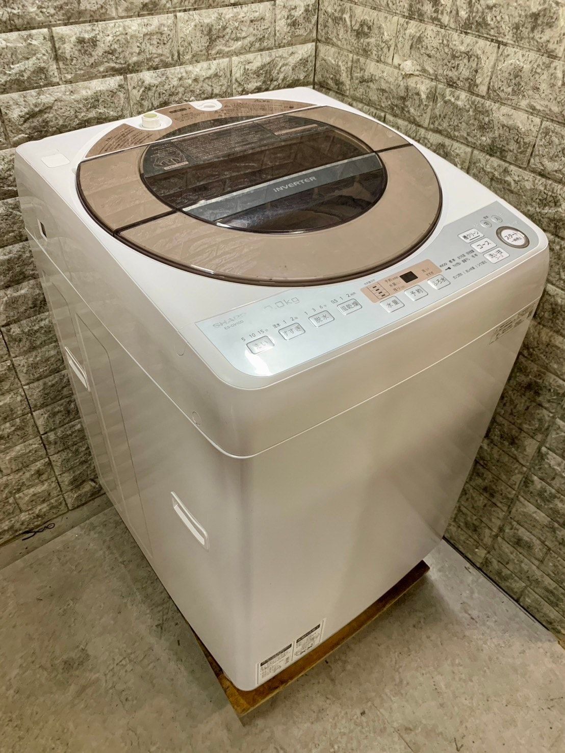美品】3か月保障付き☆洗濯機☆2020年☆シャープ☆10.0kg☆ES-GV10D-T 
