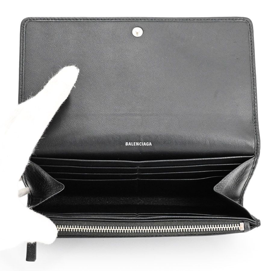BALENCIAGA バレンシアガ 長財布 エブリデイロングフラップウォレット