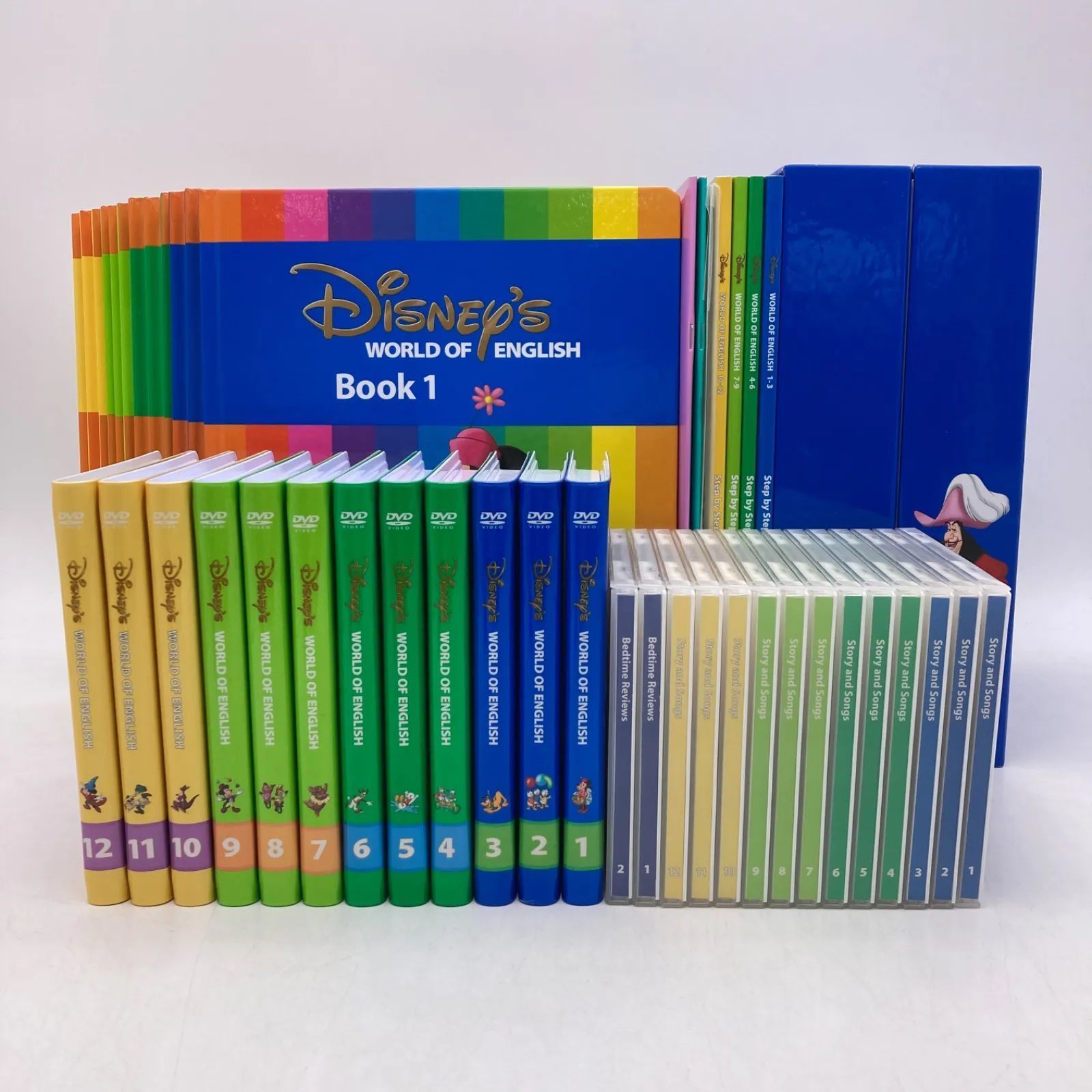 2017年購入 メインプログラムセット 絵本 CD DVD24枚 新子役 字幕あり ディズニー英語システム DWE Disney ワールドファミリー  中古 1005321 - メルカリ