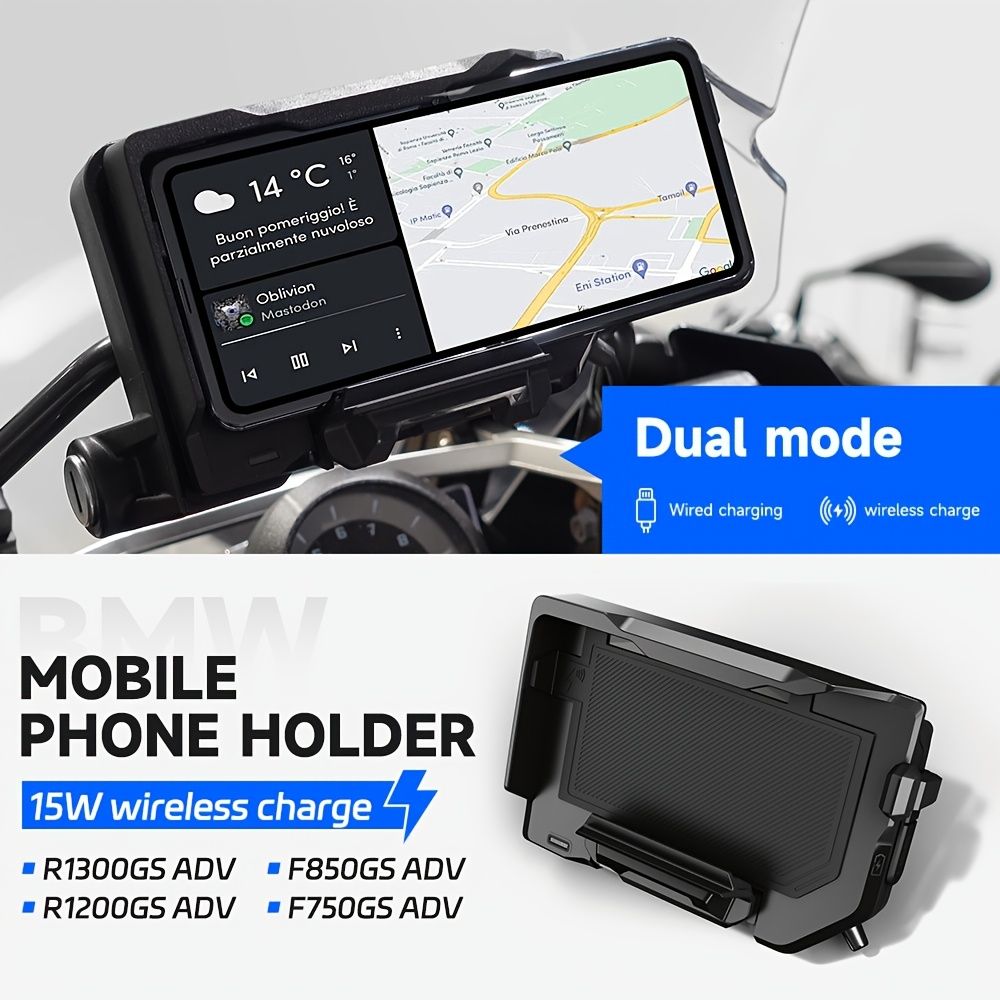 Amazon.co.jp: スマホホルダー R1200GS用 R1250GS用 LC用 ADV用