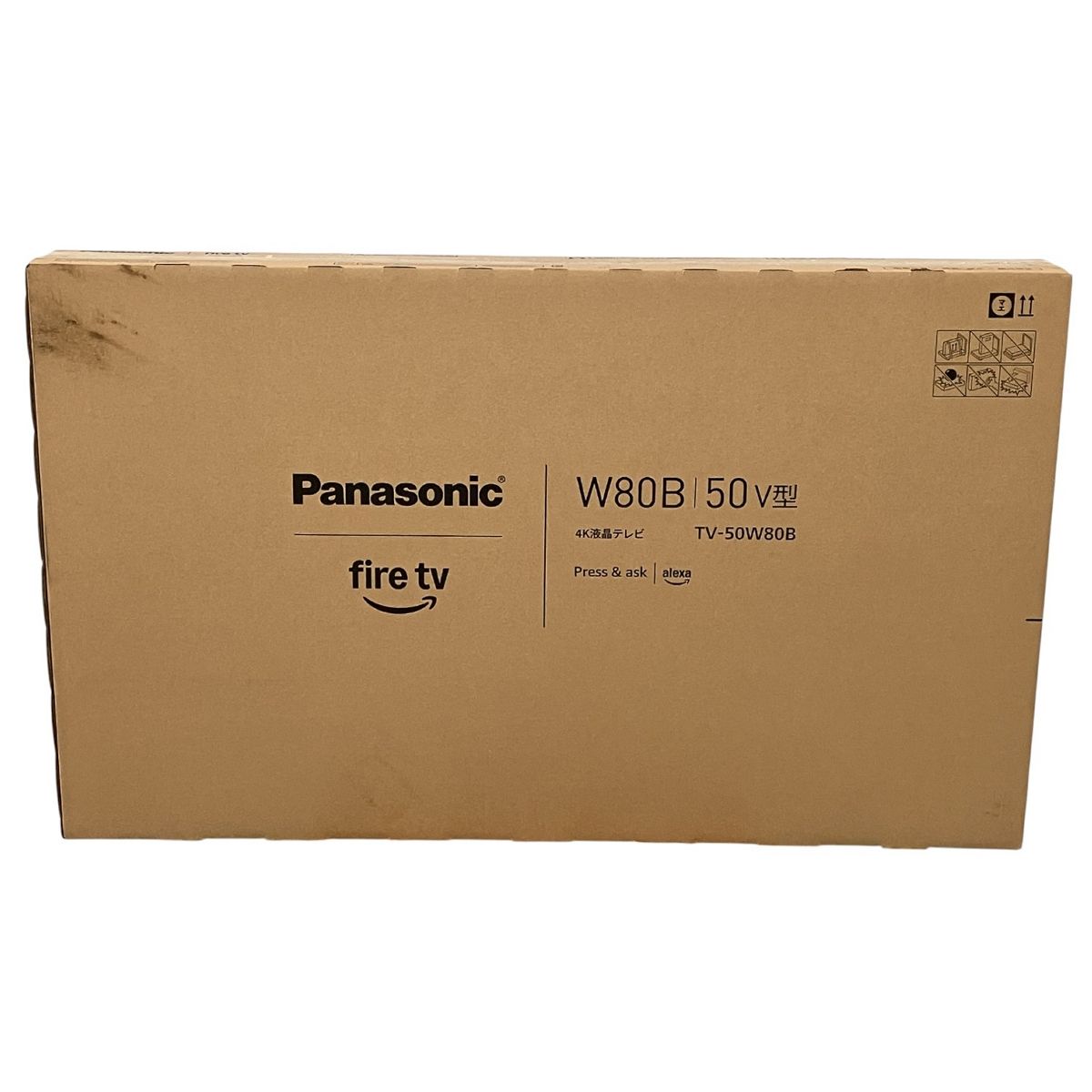 Panasonic パナソニック VIERA ビエラ TV-50W80B 4K液晶テレビ 50V型 TV 家電 ♥ M10460324