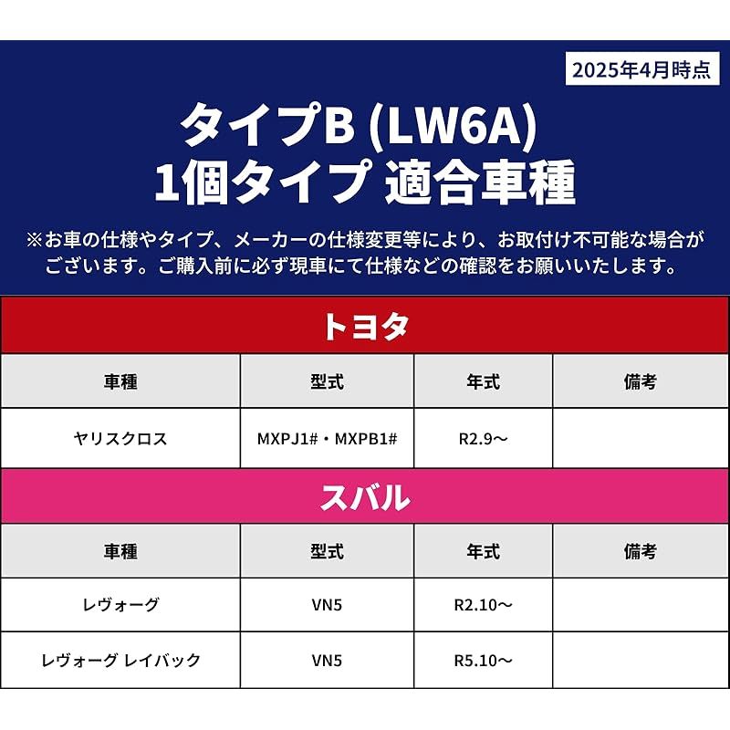 在庫 fcl. エフシーエル バックランプ led LW6B タイプB 1個セット 純正led 交換 ヤリスクロス など 最新車に 1