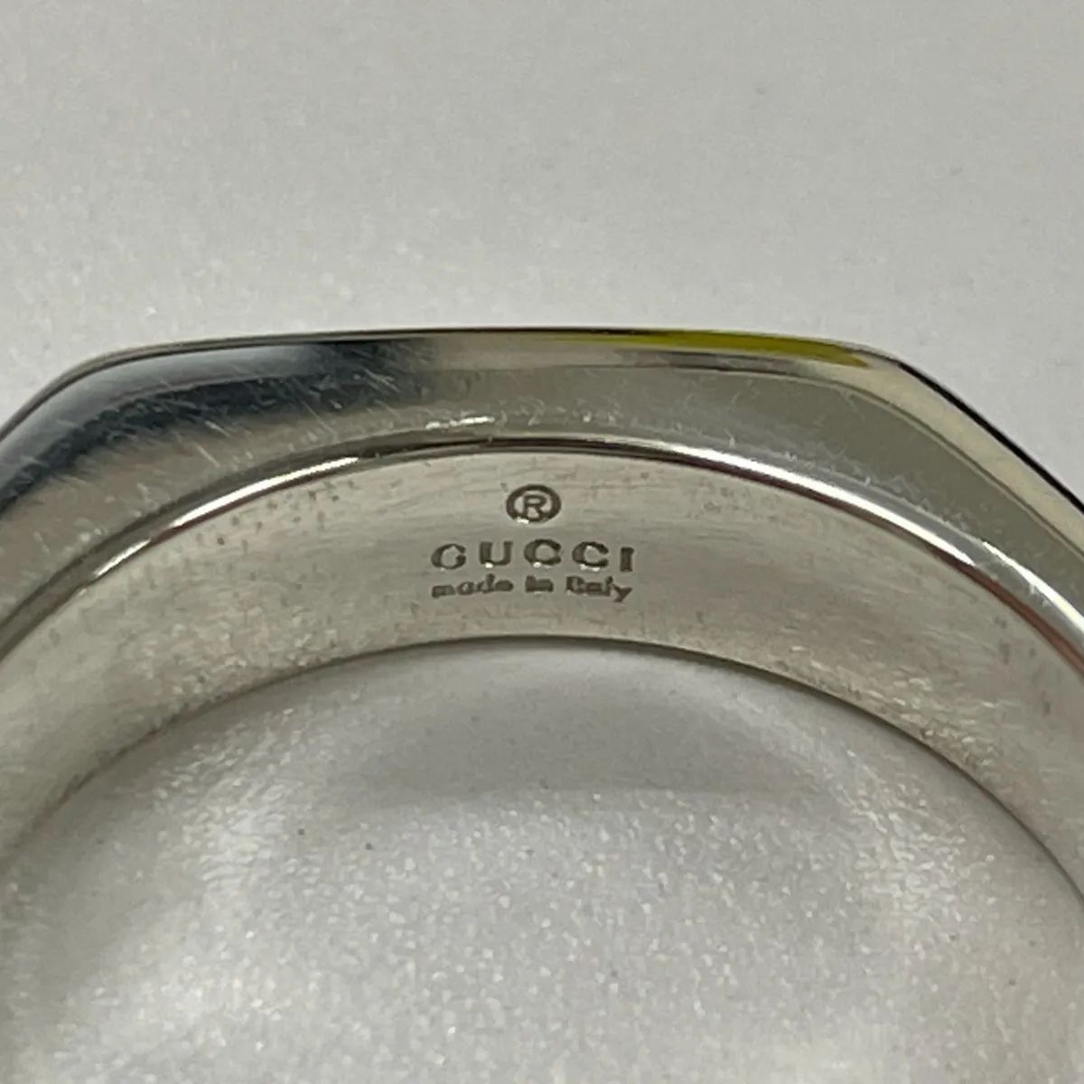 GUCCI グッチ ナットリング 12.5号 シルバー 925 8g イタリア製