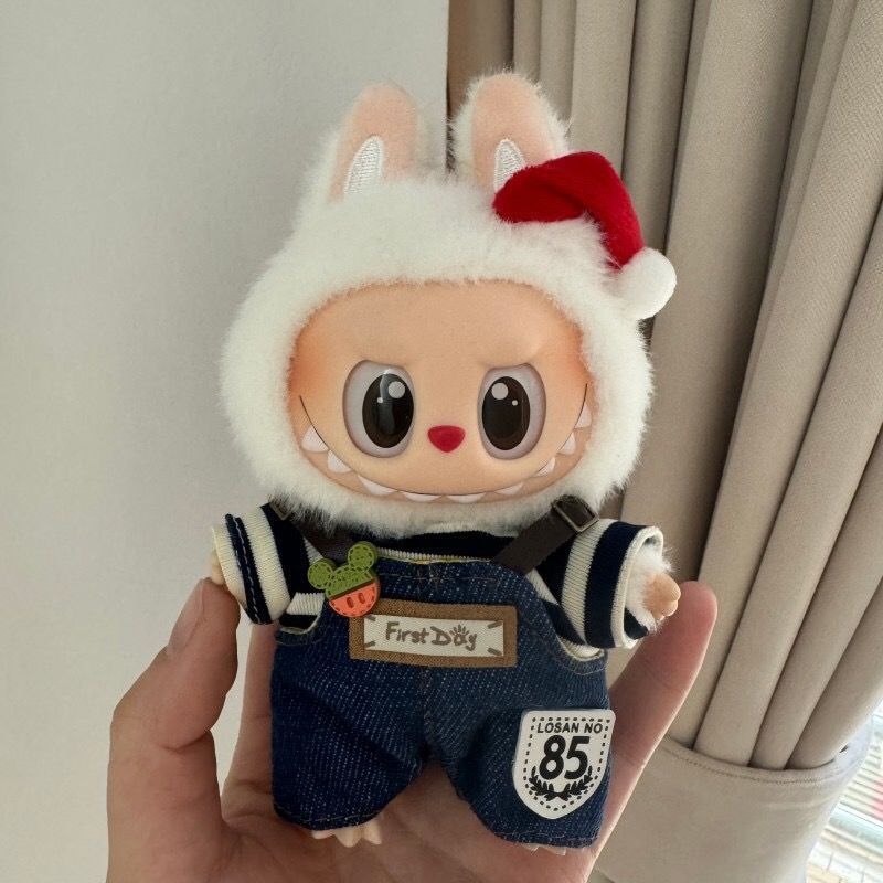 ラブブ 正規品 (洋服、キーホルダー付) ラブブ ぬいぐるみ LABUBU 洋服付き キーホルダー 超可愛い ゆう