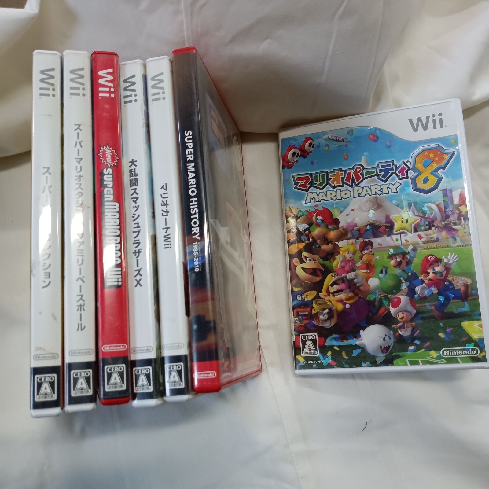 【動作確認済み】任天堂Wii ソフト7本セット 動作確認済み】任天堂Wii ソフト7本セット - メルカリ