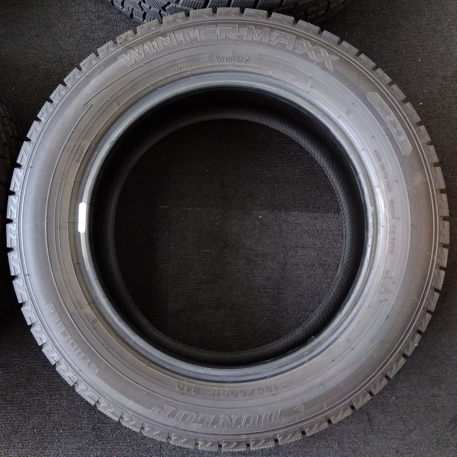 185 60R15 バリ溝 2021 製 スタッドレス タイヤ ４本セット ダンロップ ウィンターマックス DUNLOP WINTERMAXX WM02 15インチ FFCRYSTALESIA_COM