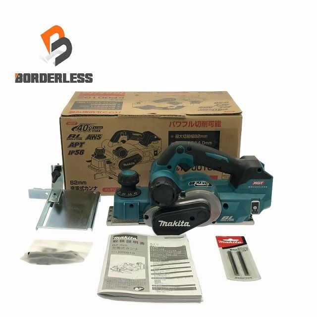 makita マキタ 40Vmax 82mm 充電式カンナ KP001GZ 本体のみ 電動工具 大工道具 製造年月2025年8月 109419