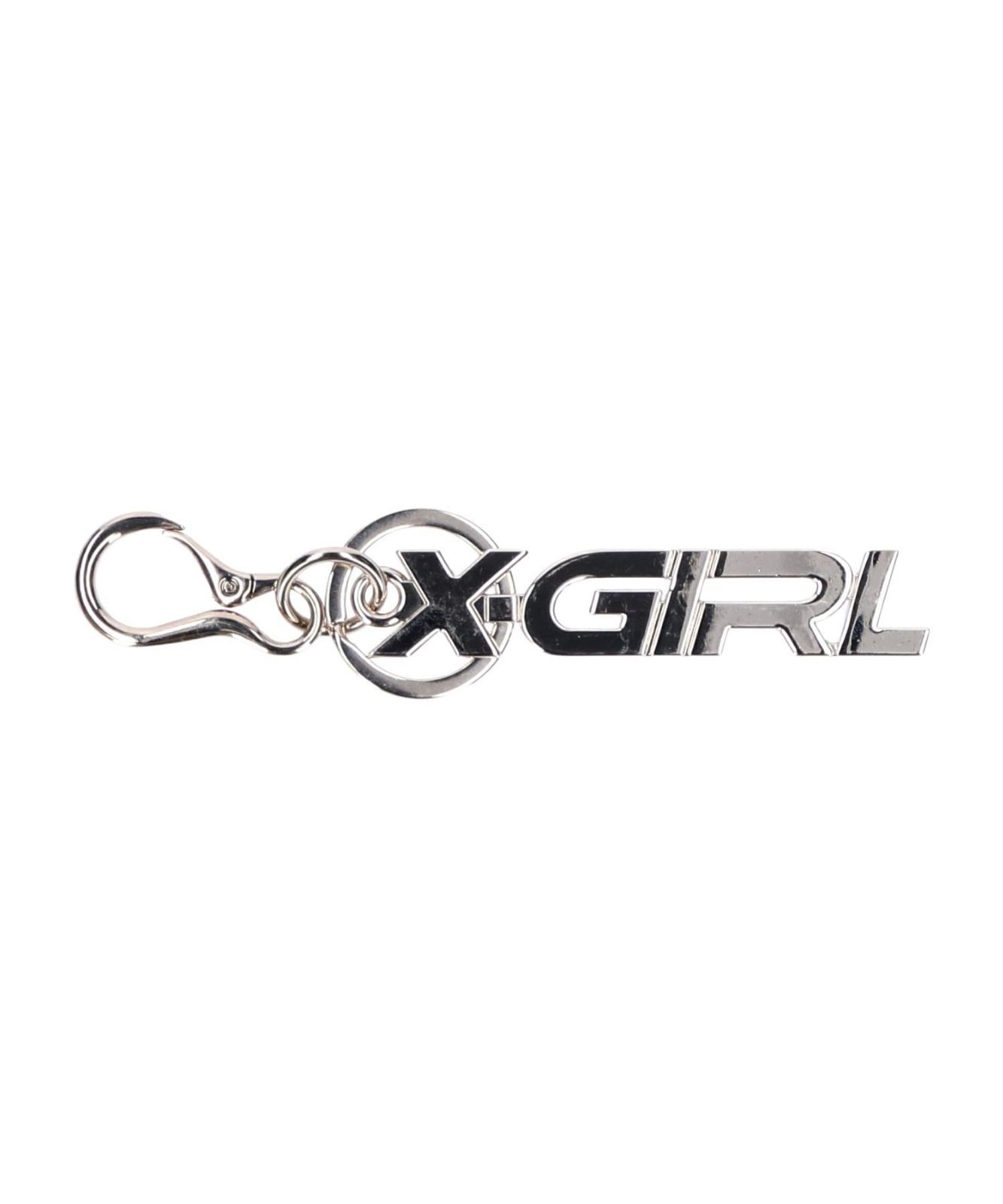 Free Size_シルバー [エックスガール] カラビナ LOGO CHARM CARABINER レディース SILVER ONE SIZE