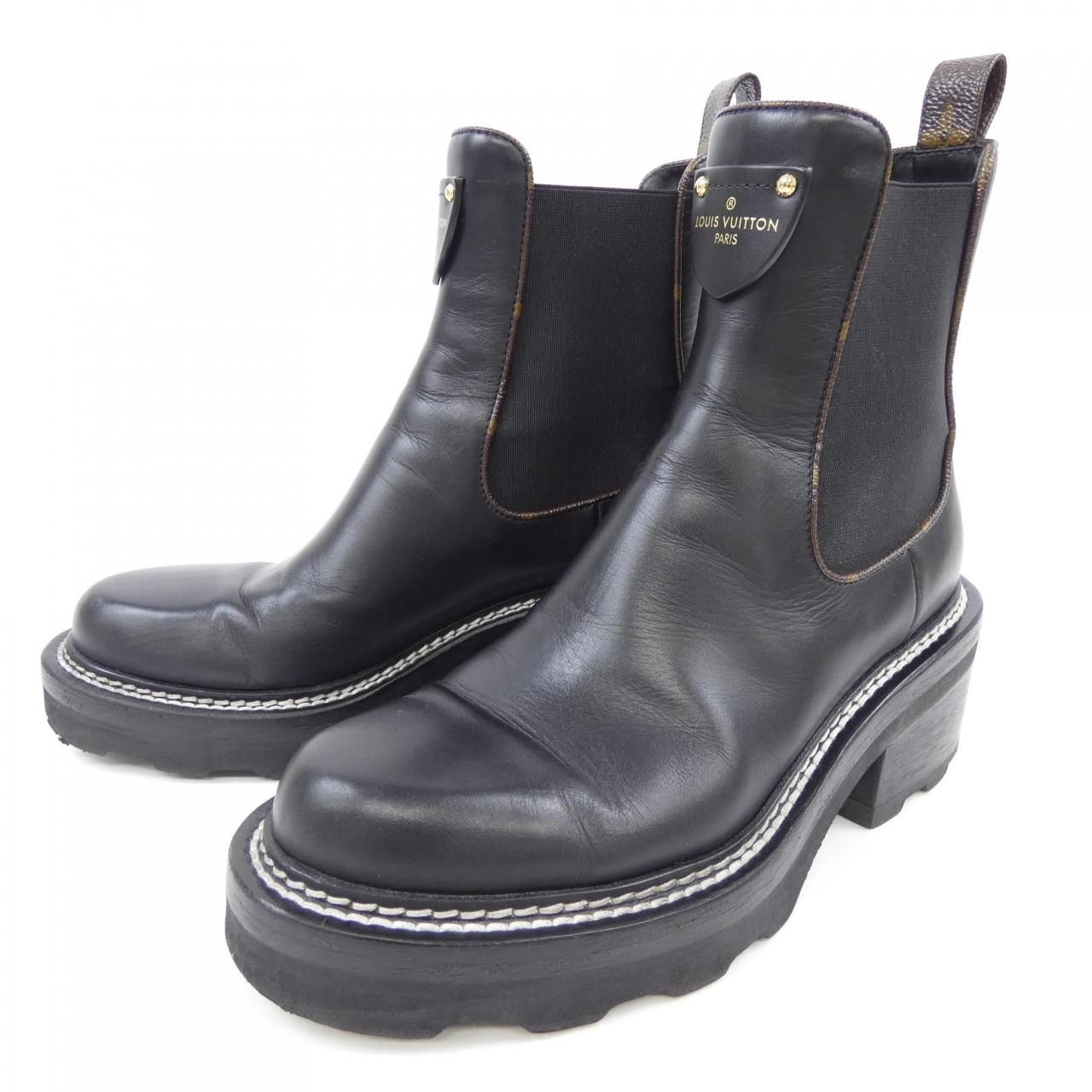 ルイヴィトン LOUIS VUITTON モノグラムキャンバスバックループ LVボブールライン ブーツ WWW_OLIVIERBERNSTEIN_COM