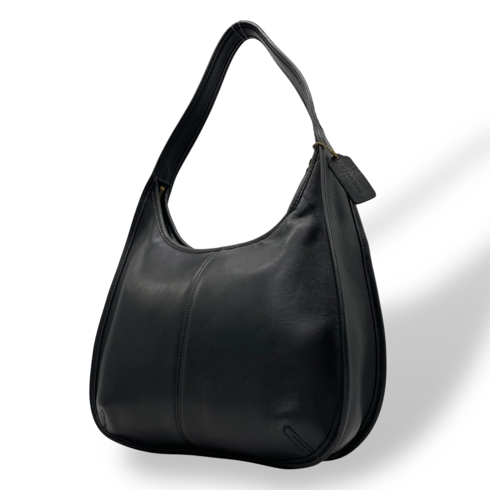 coach オールドコーチ エルゴ 9033 ブラック レザー ショルダーバッグ コーチ COACH オールドコーチ ワンショルダーバッグ レザー 黒