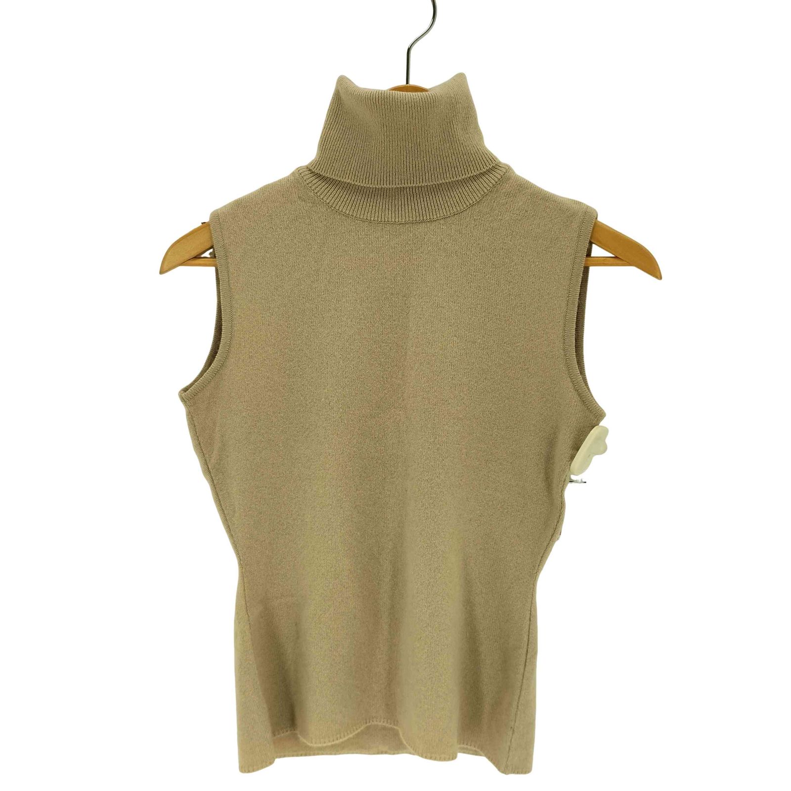 フォクシー FOXEY カシミヤ100 ハイネックノースリーブニット