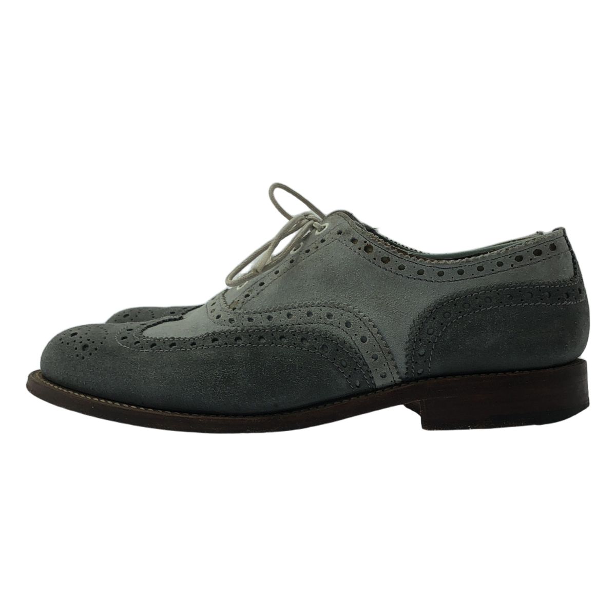 グレンソンのスエードの革靴 GRENSON グレンソン レザー シューズ 革 靴 イギリス製 黒