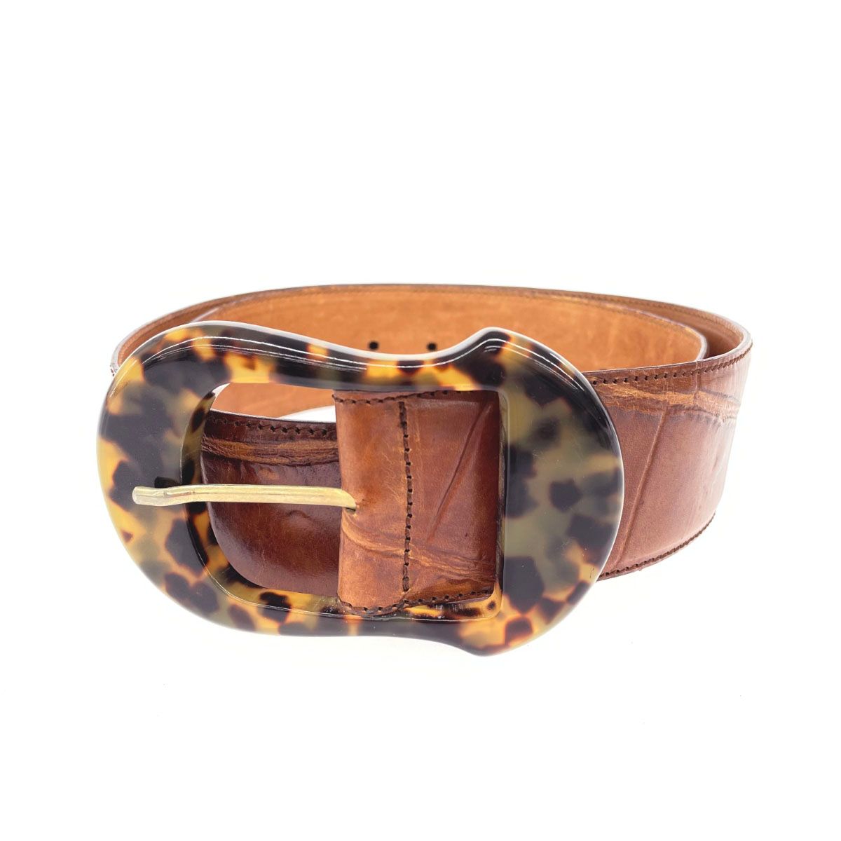 GIORGIO ARMANI ジョルジオアルマーニ ベルト ブラウン レザー