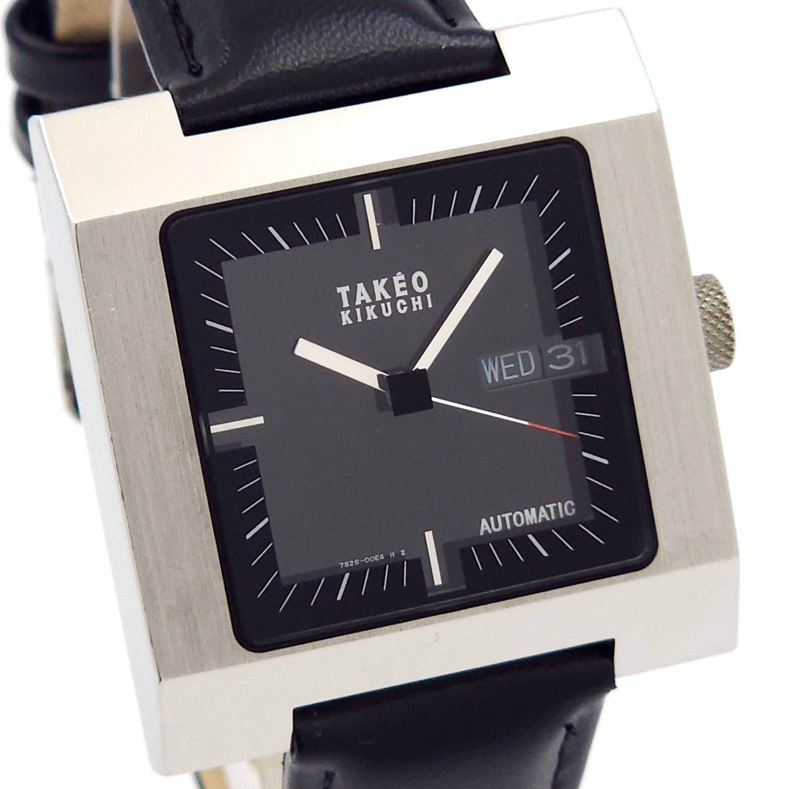 ☆良品 TAKEO KIKUCHI タケオキクチ セイコー 7S26-00T0 自動巻 動作品 