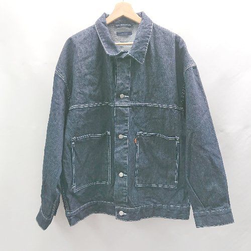 CPCM CDジャケット【M】ネイビー ◇ ⊇ CPCM シーピーシーエム 綿 長袖 ジャケット サイズL