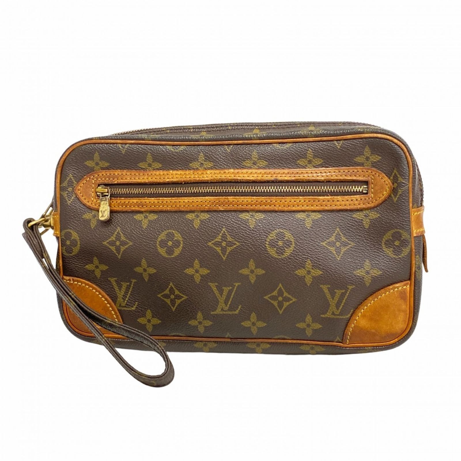 ルイ ヴィトン Louis Vuitton ルイ ヴィトン クラッチバッグ モノグラム マルリードラゴンヌGM M51825 ブラウンレディース