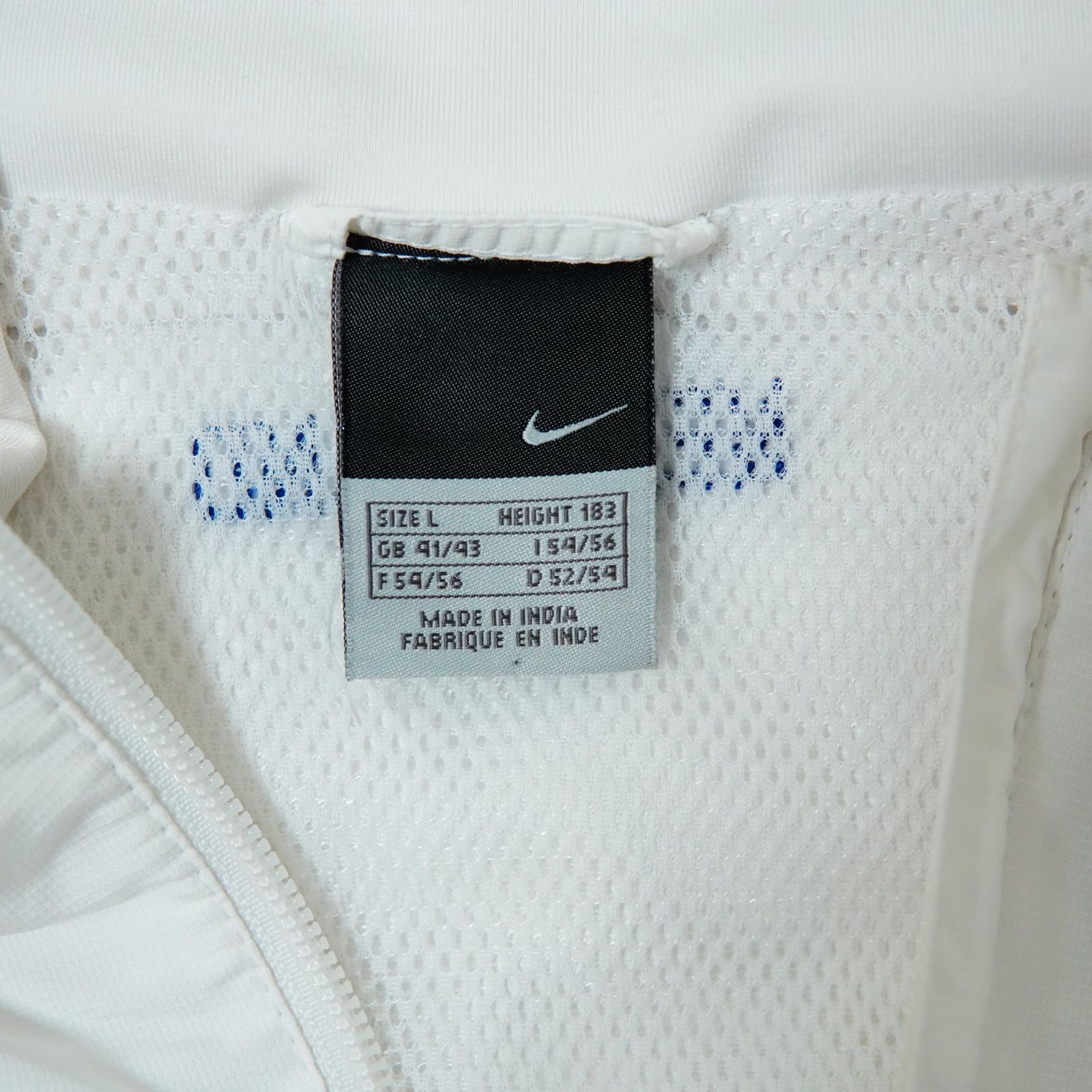 超レア！NIKE製NBC公認東京五輪ウィンドブレーカー ナイキ ウインドブレーカー L 00s ホワイト NIKE オランダ代表