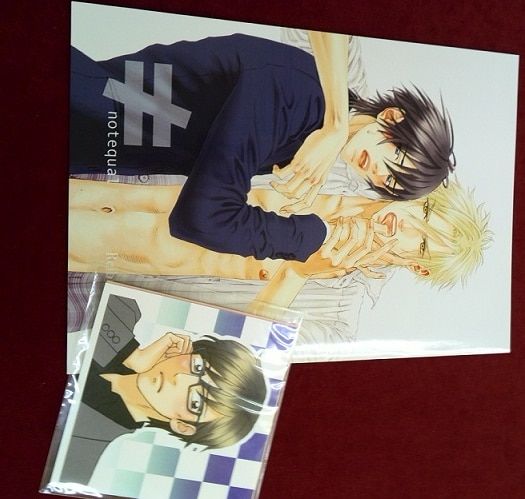 リブレ出版 サイン会配布 池玲文 サイン会配布 ノットイコール小冊子と脂とり紙