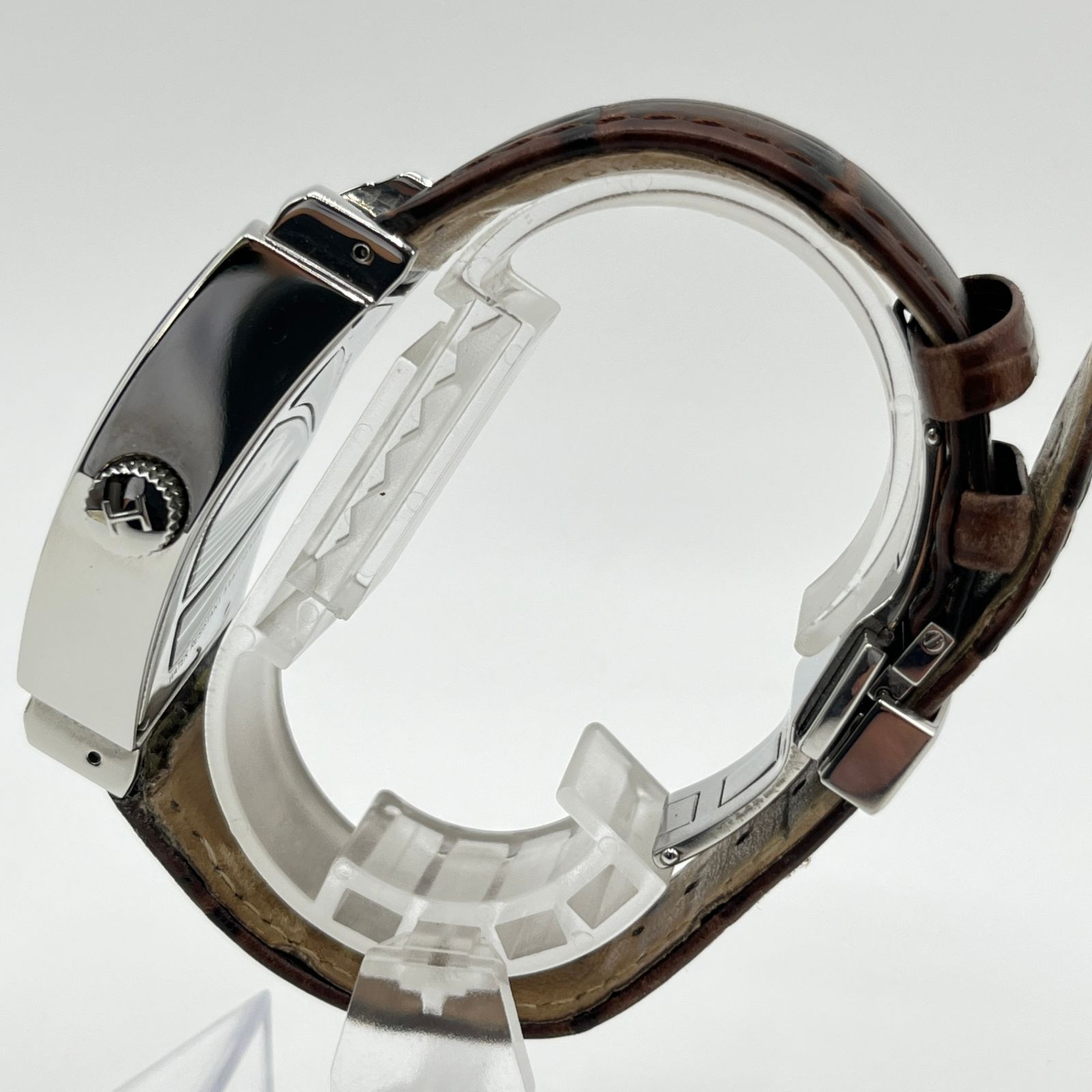 ハミルトン ベンチュラ オートマチック腕時計 裏スケルトン×ブラウン