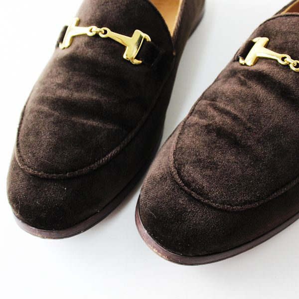 CAMINANDO カミナンド VELOUR BIT SLIP ON ベロアビットスリッポン 36