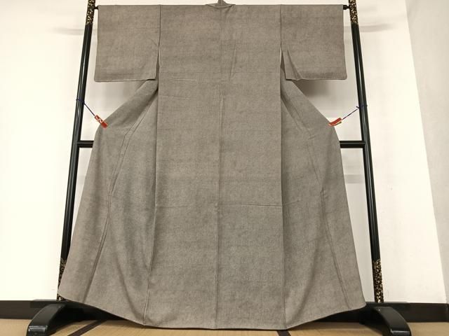 平和屋着物○人間国宝 小宮康孝 江戸小紋 鮫小紋柄 三越扱い 正絹 逸品  