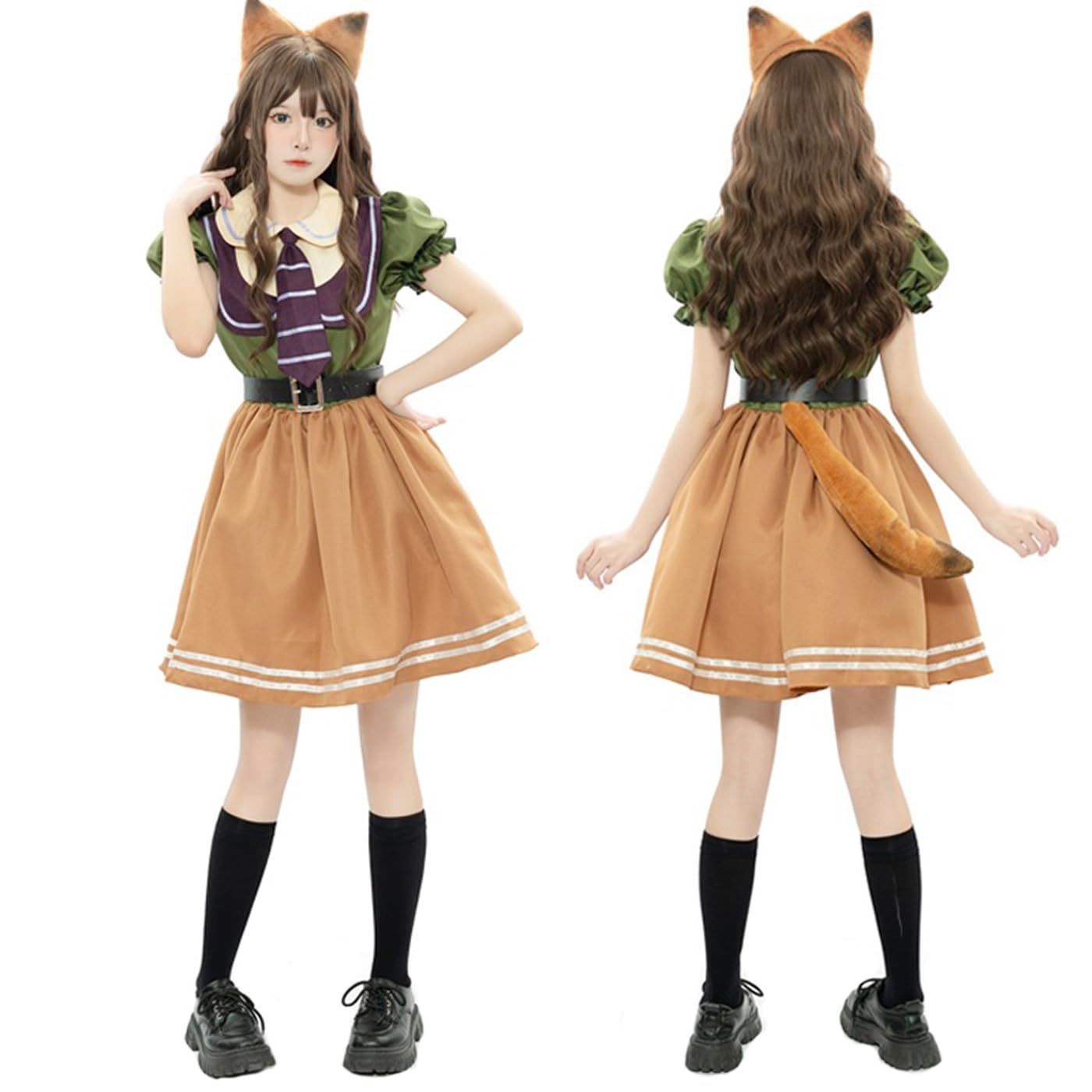 Hopps 警察服 Judy ワンピース コスプレ衣装 ウサギの警官服 ジュディ 