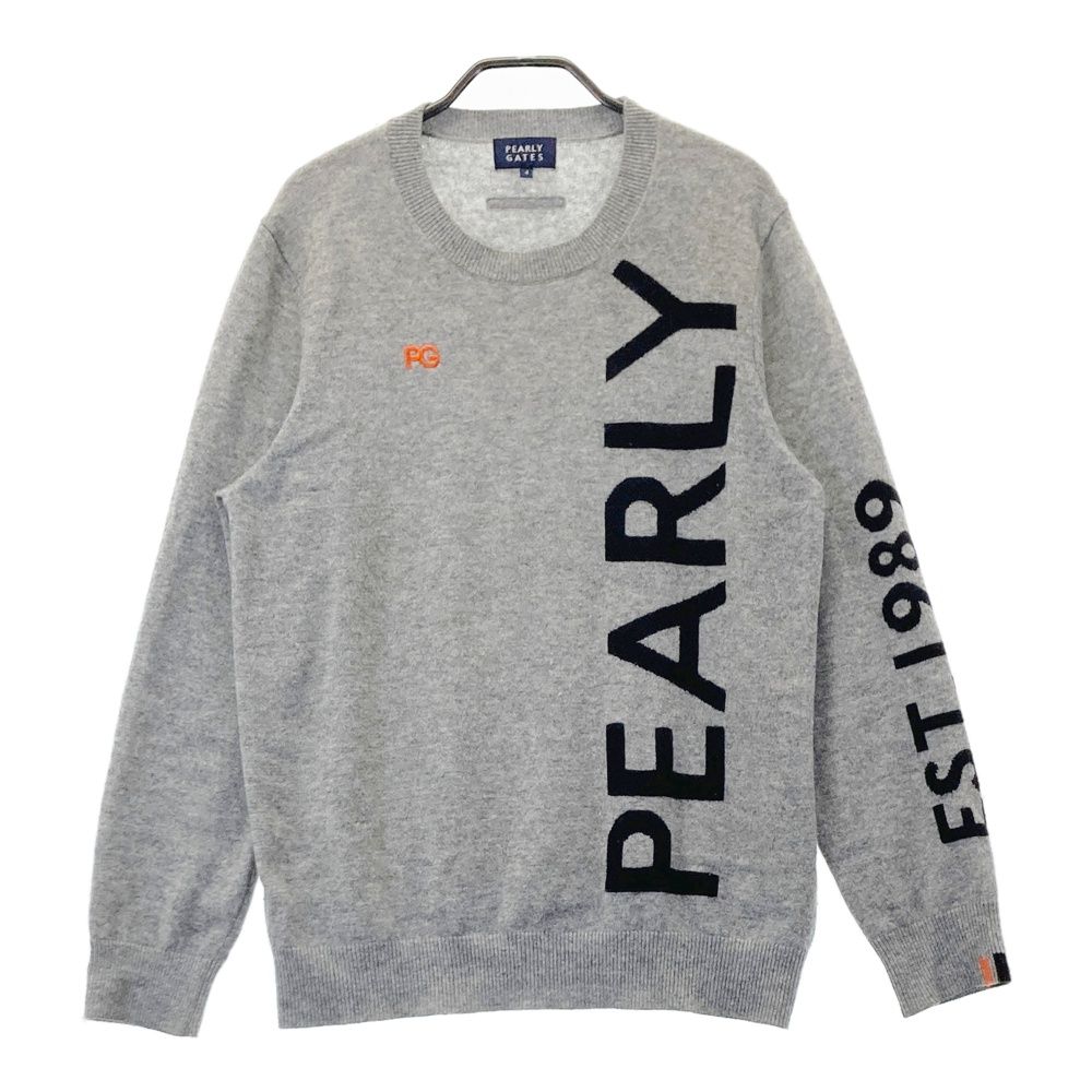サイズ：4 PEARLY GATES パーリーゲイツ カシミヤ ニットセーター