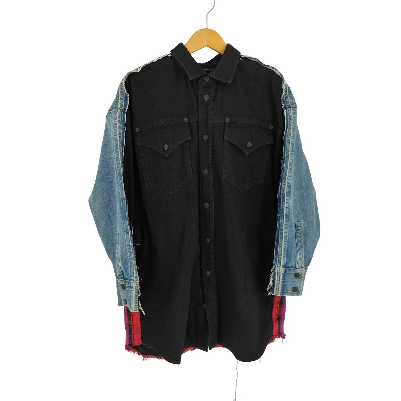 ディーゼル DIESEL DE-LIFIE デニムドッキングミニワンピース
