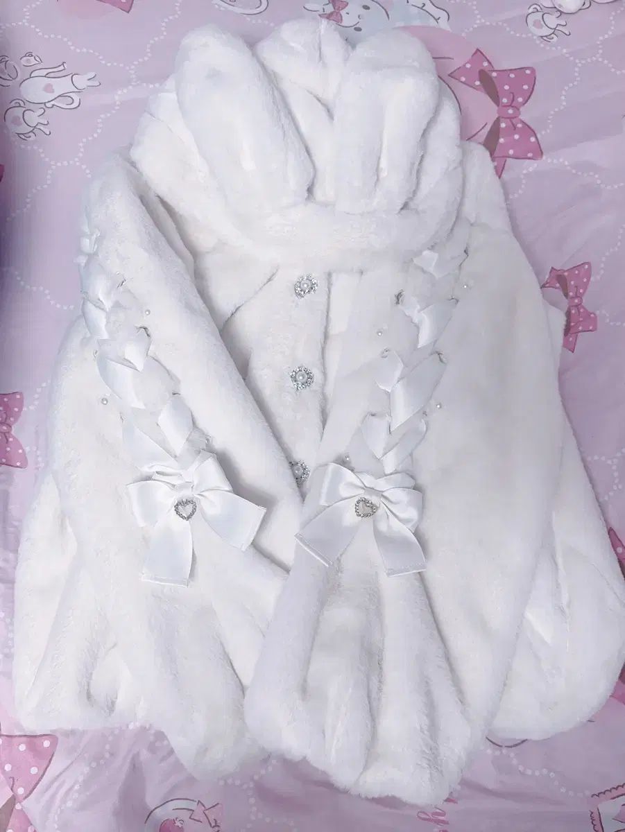 ☆もこもこくまさん☆ベビーヘアクリップ ヘアゴム もこもこくまさんの