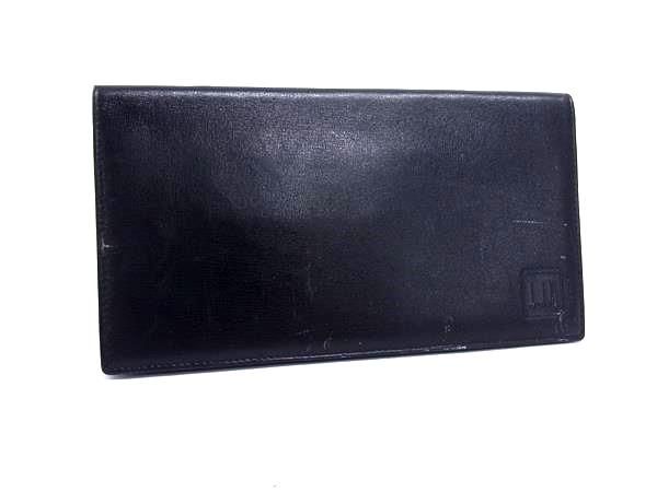 □美品□ dunhill ダンヒル レザー 二つ折り 長財布 ウォレット