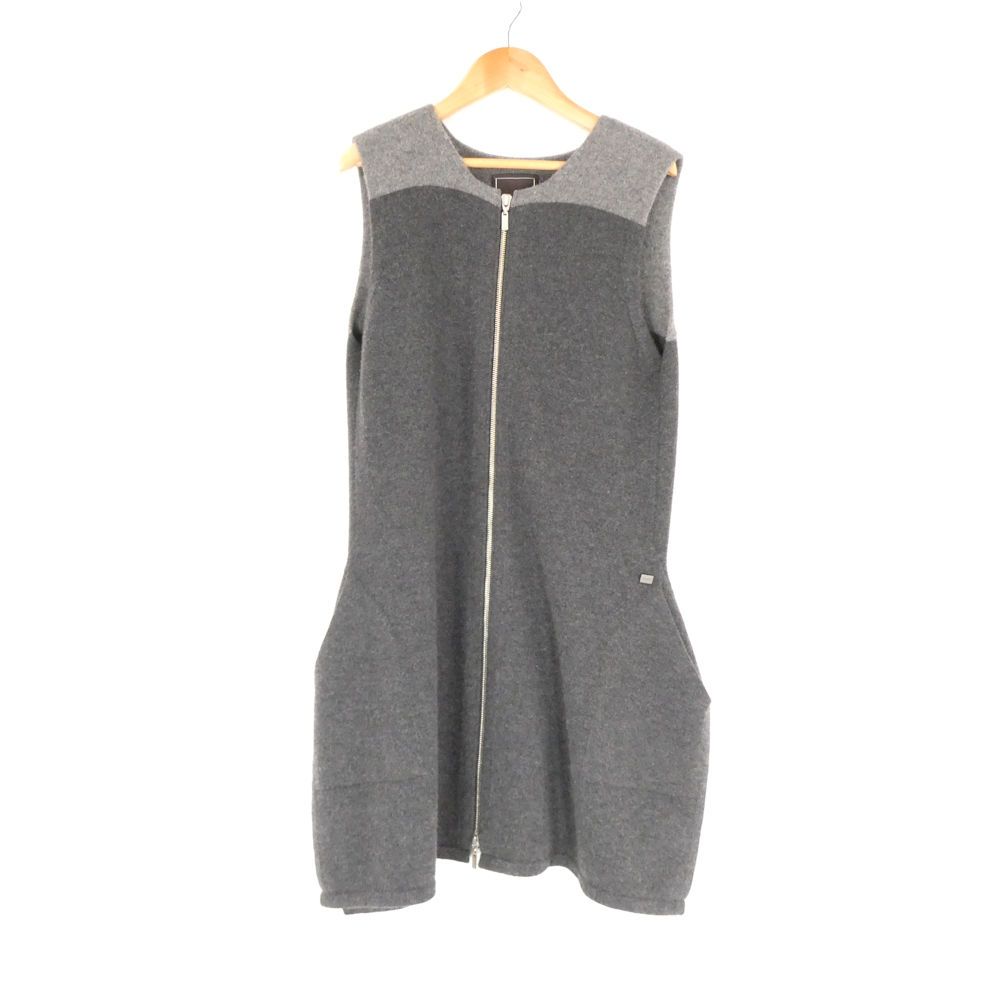 美品 FOXEY フォクシー 34849 ニットドレス ニットジレ ニットミニスカート 42 L ニットジレ ミニスカート レディース AT1858A7 FOXEY - 美品 FOXEY フォクシー 34849 ニットドレス ニットジレ