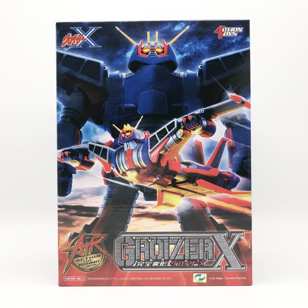 開封 ACTION TOYS ACTION THE RISING シリーズ 1|400 完全変形 グロイザーX 17