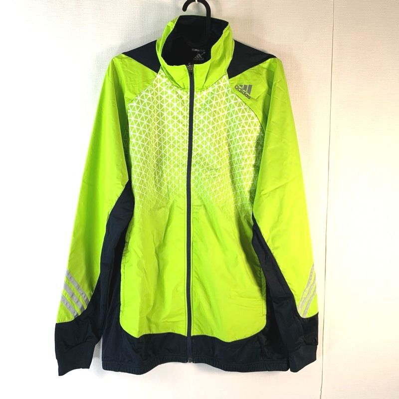 アディダス adidas ジャンパー タグ付き 黄緑 黒 Mサイズ 874358